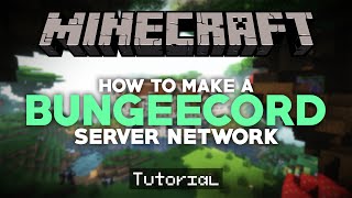 How To Make A BungeeCord Server Network Detailed Minecraft Tutorial [upl. by Stinson]