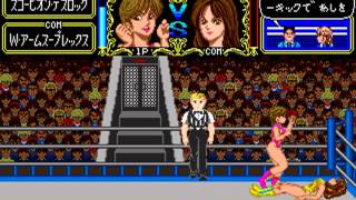 Sega Megadrive  Cutie Suzuki no Ringside Angel 1990 [upl. by Blasien]