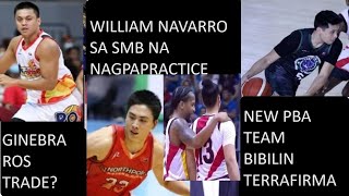 NEW PBA TEAM BIBILIN TERRAFIRMA WILLIAM NAVARRO SA SMB PRACTICE NA  NAMBATAC GUSTO SA GINEBRA [upl. by Keli948]