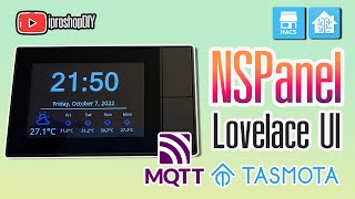 NSPanel Lovelace UI⚡Tasmota  Home Assistant [upl. by Etnoval]