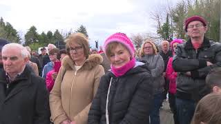 The unveiling of the Kay Mc Nulty Memorial in Creeslough Co Donegal in 2023 [upl. by Jannery931]