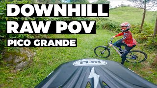 Downhill RAW POV  Pico Grande Faial da Terra AZORES [upl. by Yadseut72]