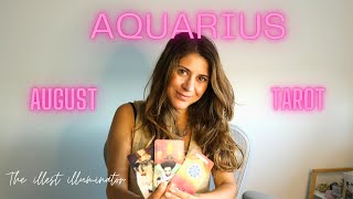 AQUARIUS✨THIS WILL CONFIRM YOUR INTUITION August 2024 Tarot Reading aquarius [upl. by Rehtaeh]