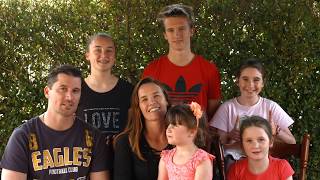 Meet the Glossop family from Perth WA one of our FamiliesOfAustralia [upl. by Ainorev]