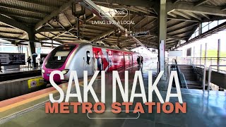 Saki Naka Metro Station Mumbai Metro metrotrain sakinaka Andheri [upl. by Calva150]