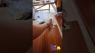 SOFT CLOSING CABINET HINGES😎😍 softclosecabinethinge cabinet construction shortvideo shorts [upl. by Wandy]