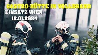 Geschäftslokal in Vollbrand GROßEINSATZ WIEN  12012024 [upl. by Nirehtak]