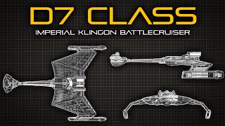 Star Trek D7 Class Klingon Battlecruiser  Ship Breakdown [upl. by Ecirtaemed535]