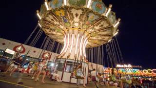 Gillians Wonderland Pier Swing Ride [upl. by Blanding]