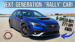 The 2022 Subaru WRX Is A Turbocharged AWD Rally Inspired Sport Compact Car [upl. by Berkeley77]