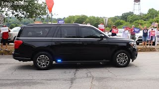 Raw Video Watch Trump supporters greet First Lady Jill Bidens motorcade in Columbus [upl. by Marysa]