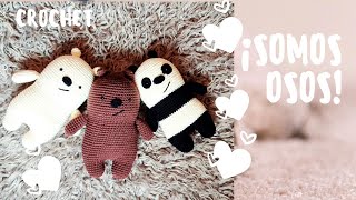 🐻SOMOS OSOS AMIGURUMI🐼 ESCANDALOSOS A CROCHET 🐻 PASO A PASO [upl. by Kappenne200]