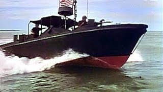 River Patrol Restored Color US Navy Mekong Delta Operations 1967 [upl. by Lienaj]