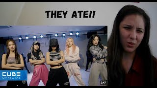 GIDLE MY BAG CHOREOGRAPHY VIDEO REACTION [upl. by Puduns]