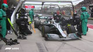 Mercedes Double Pit Stop Masterclass  2019 Chinese Grand Prix [upl. by Valdemar]