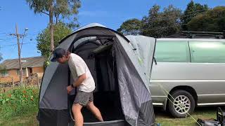 Dometic Inflatable Tailgater Air SUV Awning Review amp Setup Demonstration [upl. by Grogan]