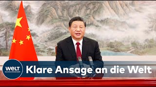 CHINACHEF XI JINPING Deutliche Warnung vor quotkatastrophalen Auswirkungenquot globaler Konfrontation [upl. by Aziar648]