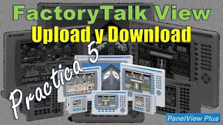 HMI PanelView Plus y Factorytalk View ME  Upload y Download Tutorial [upl. by Huntley]