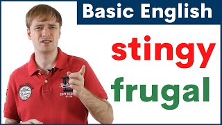 Stingy and Frugal Difference Meaning and Pronunciation with Example English Sentences [upl. by Ahs]