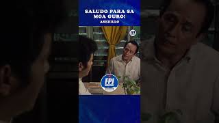 Saludo para sa lahat ng mga Guro Asedillo FernandoPoeJr fpj fpjmovies [upl. by Jemy965]