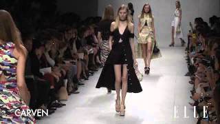 Carven Paris Fashion Week primavera verano 2014  Elle España [upl. by Jeddy489]