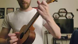 skyrim bannered mare ukulele high G [upl. by Aras424]