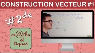 Construire un point à partir de vecteurs  Seconde [upl. by Dudley671]