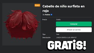 ¡RÁPIDO RECLAMA CABELLO ROJO DE SURFISTA GRATIS EN ROBLOX [upl. by Llevol]