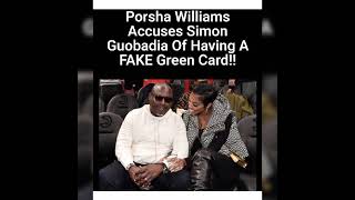 RHOA PORSHA WILLIAMS ACCUSES SIMON GUOBADIA OF HAVING A FAKE GREEN CARD [upl. by Netsyrc]