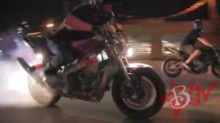 Motorcycle STUNTS At ROC Streetfighterz RIDE OF THE CENTURY 2013 Street Bike WHEELIES DRIFTING DRIFT [upl. by Yrmac]