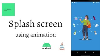 How to make a splash activity in android studio for beginnersandroid splash screen using java [upl. by Ataynik]