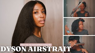 Review of the Dyson Airstrait on My Natural Hair  Aisha Beau [upl. by Anitsyrc109]