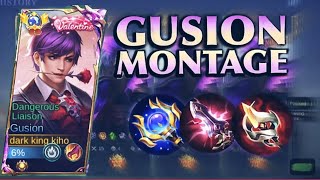 gusion montage MLBB  2024 emblem set up [upl. by Trescha608]