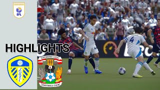 Leeds United vs Coventry Highlights  EFL Championship 2425 [upl. by Einon]