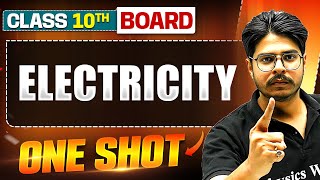 WARRIOR 2025 ELECTRICITY in 1 Shot FULL CHAPTER Theory  PYQs  Class 10th Boards [upl. by Atreb]