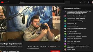 Drachenlord 06122020 1220  Burger braten im Sitzen und Verspeisung  YouTube Stream  CHAT Uncut [upl. by Kleon]