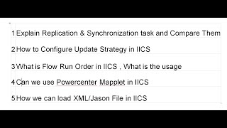 IICS Informatica Interview Questions  PART 3 [upl. by Alamap769]