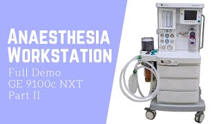 Anesthesia Machine Part 2  NXT 9100c Full checkout  Full test pass steps [upl. by Enened]