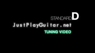 HOW TO  Tune your guitar to Standard D tuning [upl. by Nay]