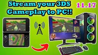 Stream your 3DS Footage to PC Wirelessly SnickerStream Guide for 1117 [upl. by Eyllib]