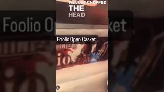 Julio Foolio body in a open casket ⚰️ 🙏🏾😱at his home going [upl. by Araed370]