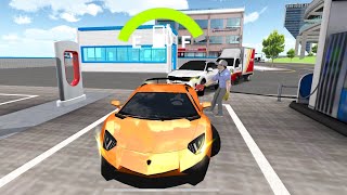 All  New Car ￼Saving Area Parking In Washing Or Gas Station  3D Driving Class  Android Gamply [upl. by Erodroeht]