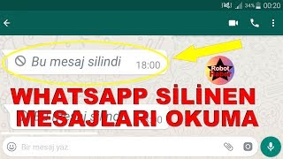 Whatsapp silinen mesajları geri getirme okuma 2024 [upl. by Feledy46]