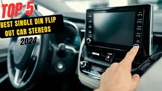 Best Single Din Flip Out Car Stereos 2024 [upl. by Aivitnahs109]