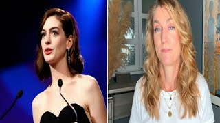 quotAnne Hathaway Apologizes for Cringe Interview with Reporter Who Almost Quit Over Blake Lively [upl. by Sal]