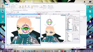 PMX Editor Eye Bone Tutorial [upl. by Owades]