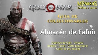 God of War 2018  Guía de coleccionables Almacén de Fafnir [upl. by Jock]