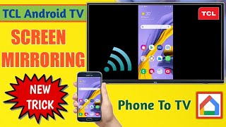 TCL TV Connect To Phone  TCL TV Screen Mirroring  How To Connect TCL TV With Mobile  TCL TV [upl. by Rann]