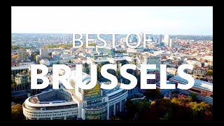 BRUSSELS BRUXELLES drone BELGIUM 4K Drone Timelapse Brussel Belgie Belgique [upl. by Juan]