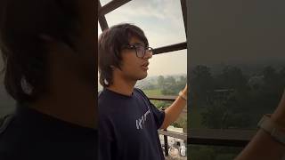 Itni Upar Tanki per Chadh gai😱 souravjoshivlogs vlog funny shorts [upl. by Emirak]